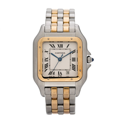 Cartier Stainless Steel 18K Yellow Gold 27mm Panthere Quartz Watch 1 of 5