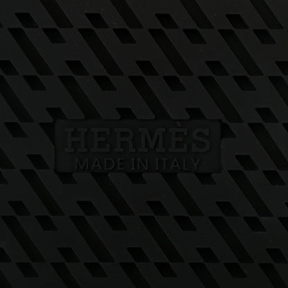 Hermes Calfskin Mens Chypre Sandals 45 Naturel Safari Black 13 of 15