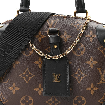 Louis Vuitton Monogram Petite Malle Souple Black 7 of 9