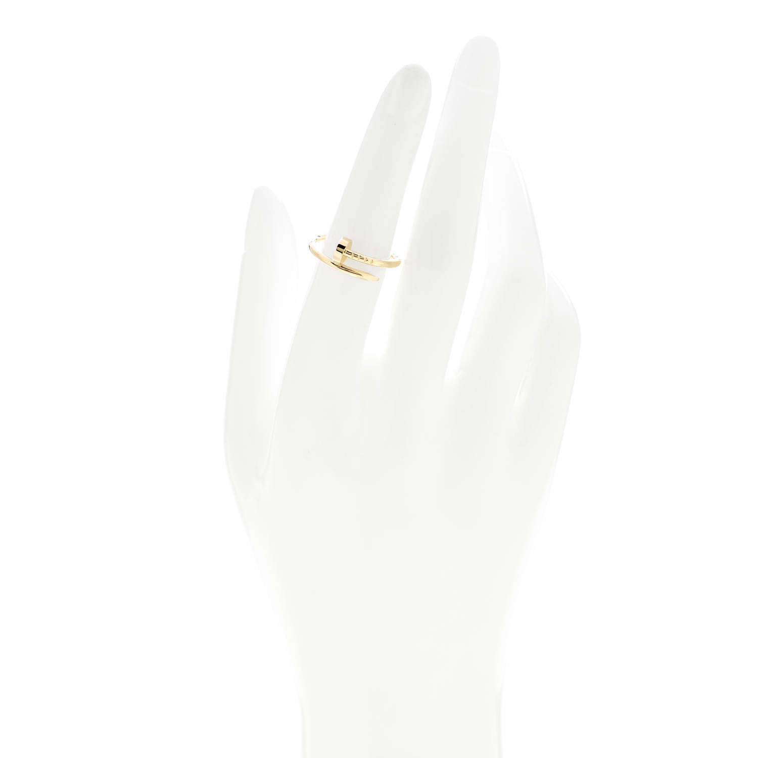 Cartier 18K Yellow Gold Small Juste Un Clou Ring 52 6 2 of 5