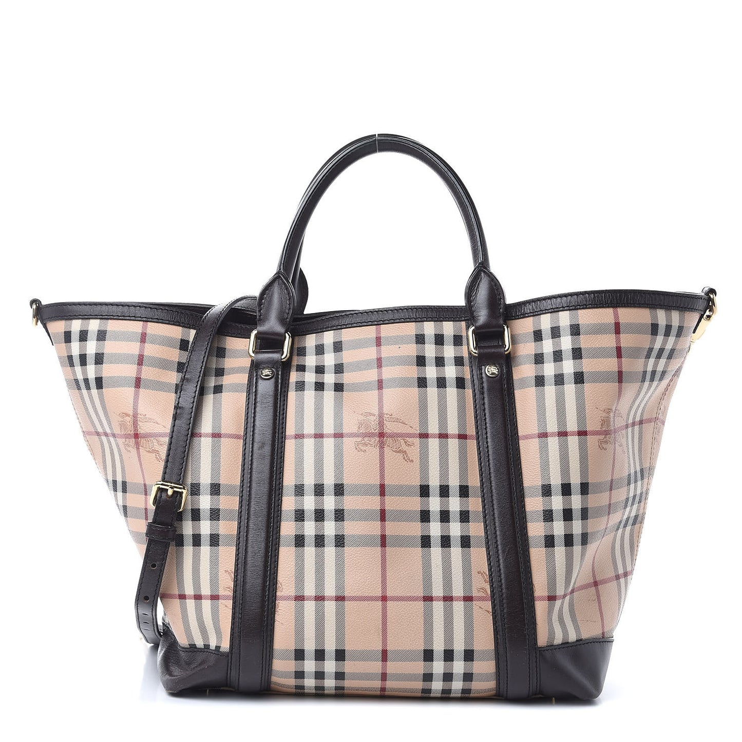 Haymarket Check Jameson Tote Chocolate