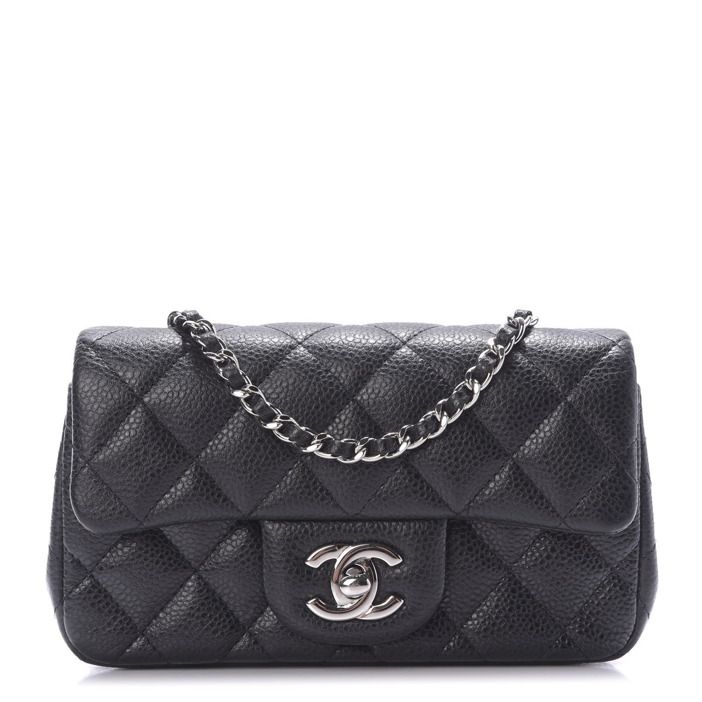 Caviar Quilted Extra Mini Flap Black
