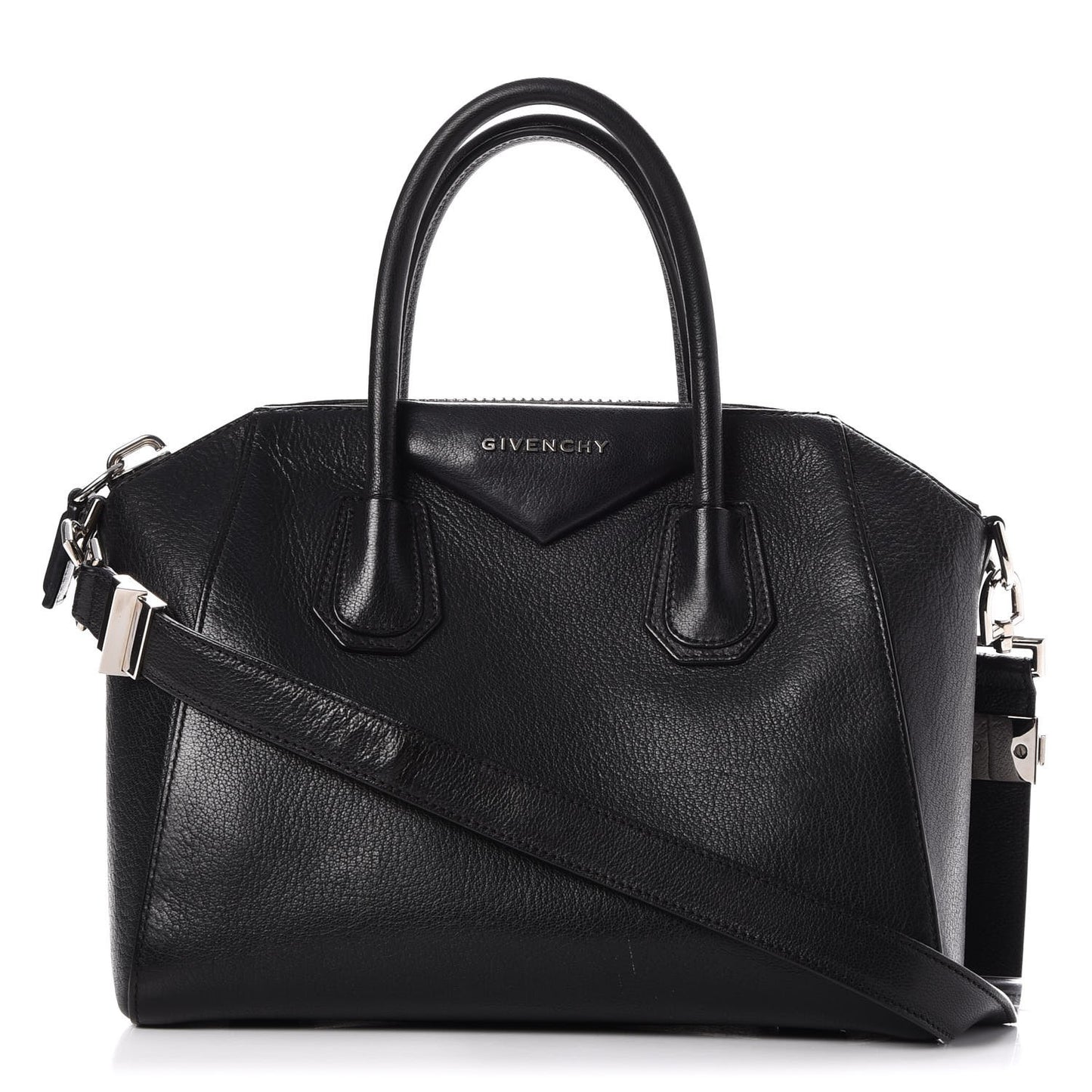 Sugar Goatskin Small Antigona Black