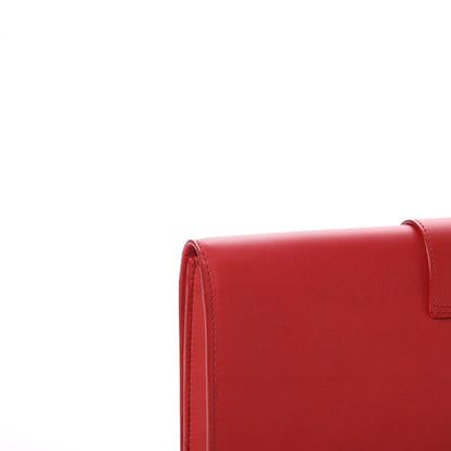 Saint Laurent Calfskin Classic Y Ligne Clutch Rouge Orient 9 of 12