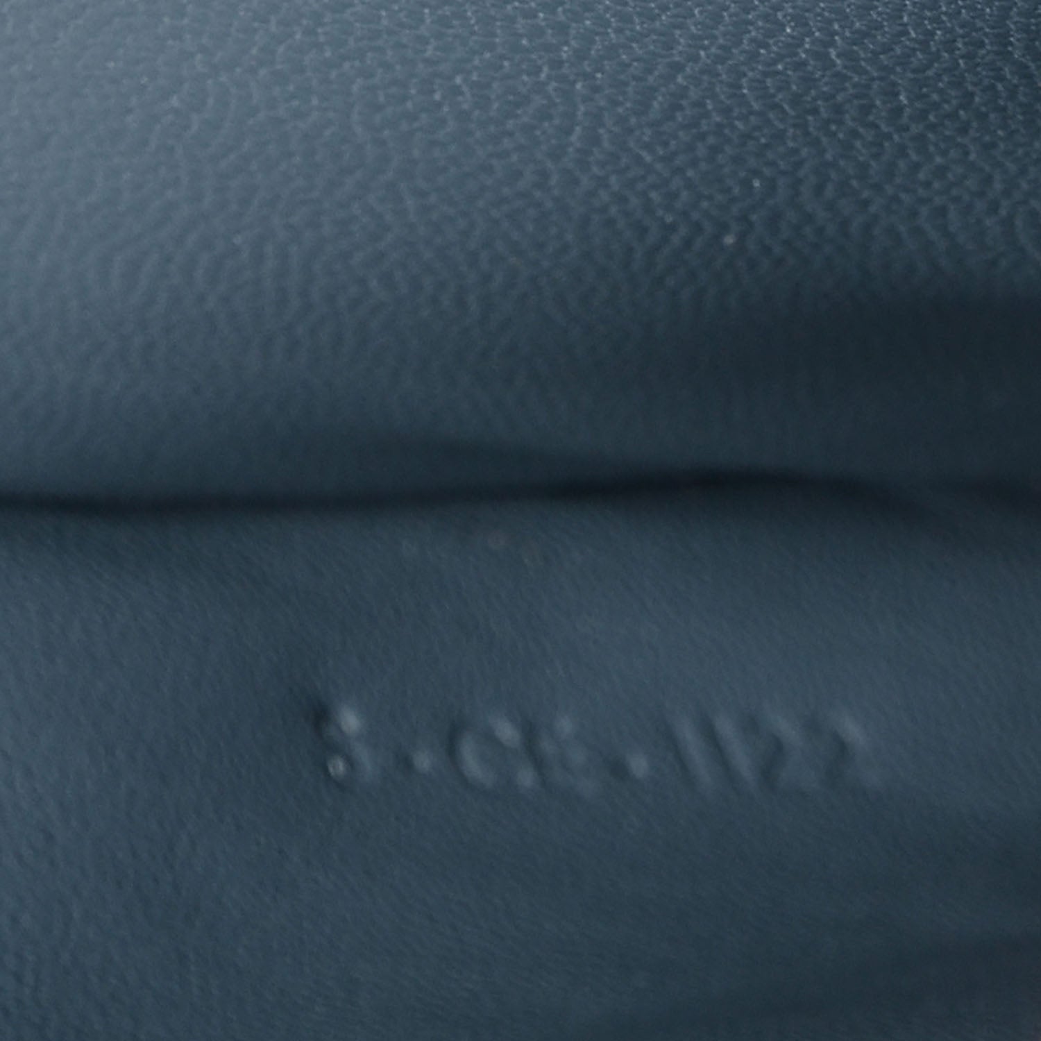 Celine Leather Medium Classic Box Flap Bag Slate Blue 8 of 8
