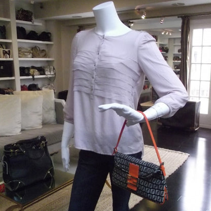 Fendi Zucchino Baguette Orange 2 of 11