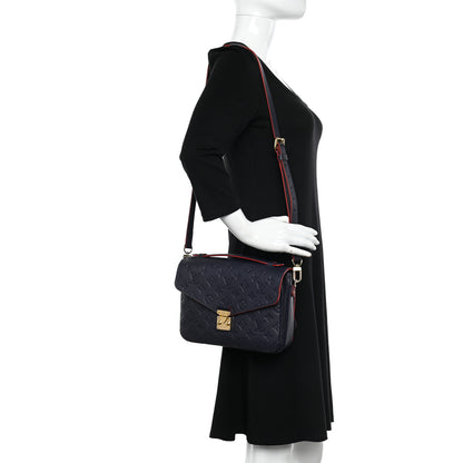 Louis Vuitton Empreinte Pochette Metis Marine Rouge 2 of 9