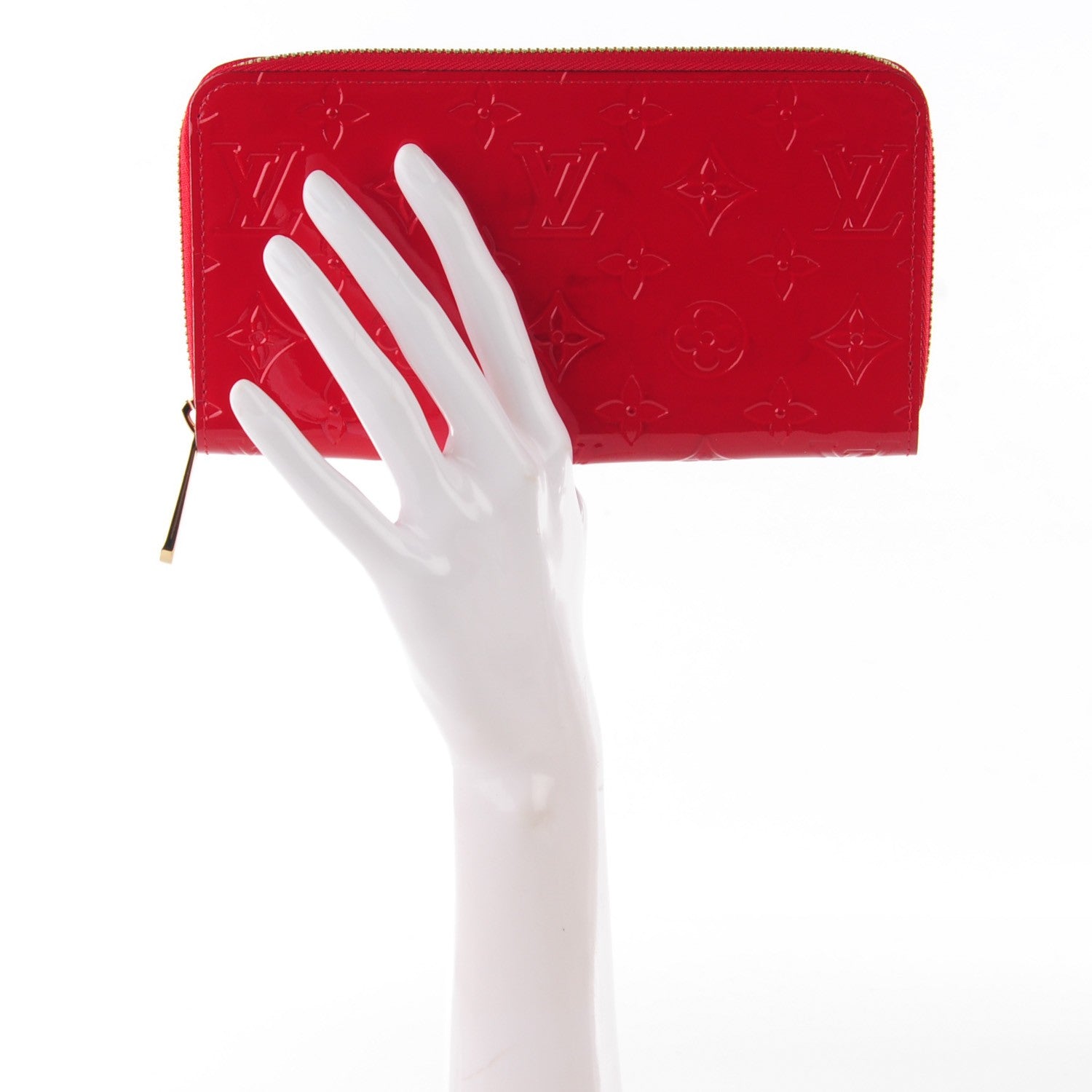 Louis Vuitton Vernis Zippy Wallet Cherry 2 of 8