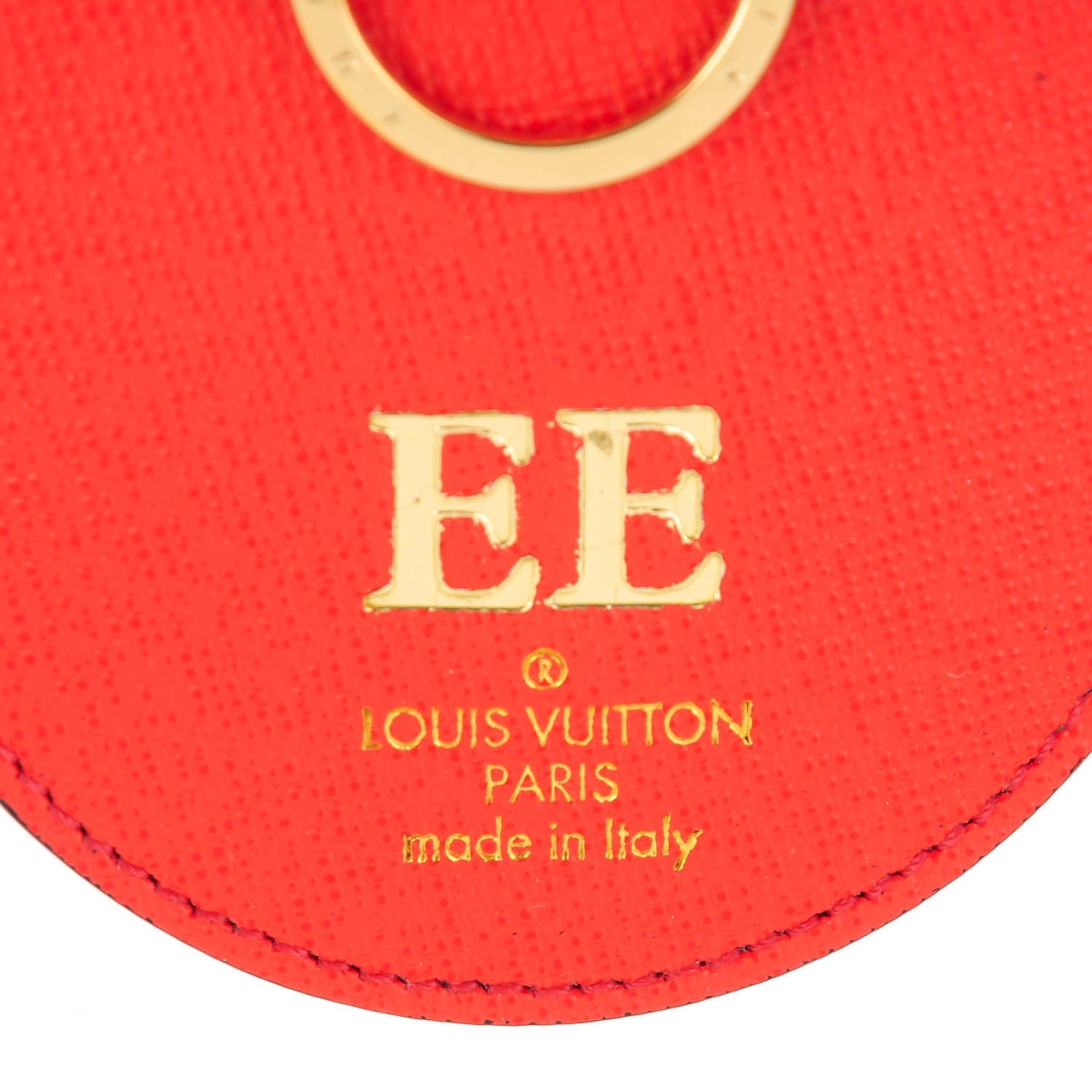 Louis Vuitton Monogram Jungle Dots Bag Charm Key Holder Coquelicot Denim 3 of 7