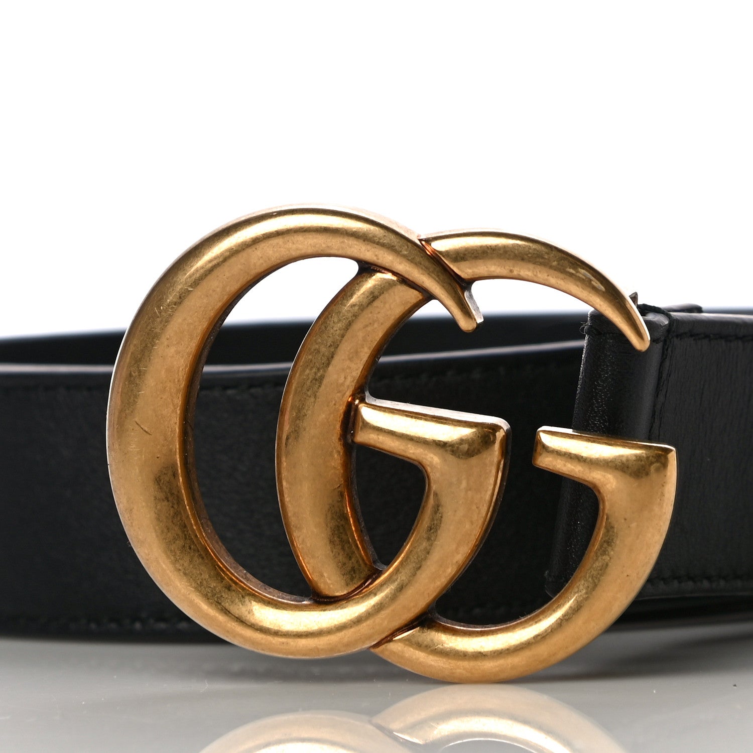 Gucci Calfskin Double G 30mm Belt 100 40 Black 2 of 6