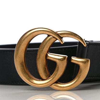 Gucci Calfskin Double G 30mm Belt 100 40 Black 2 of 6