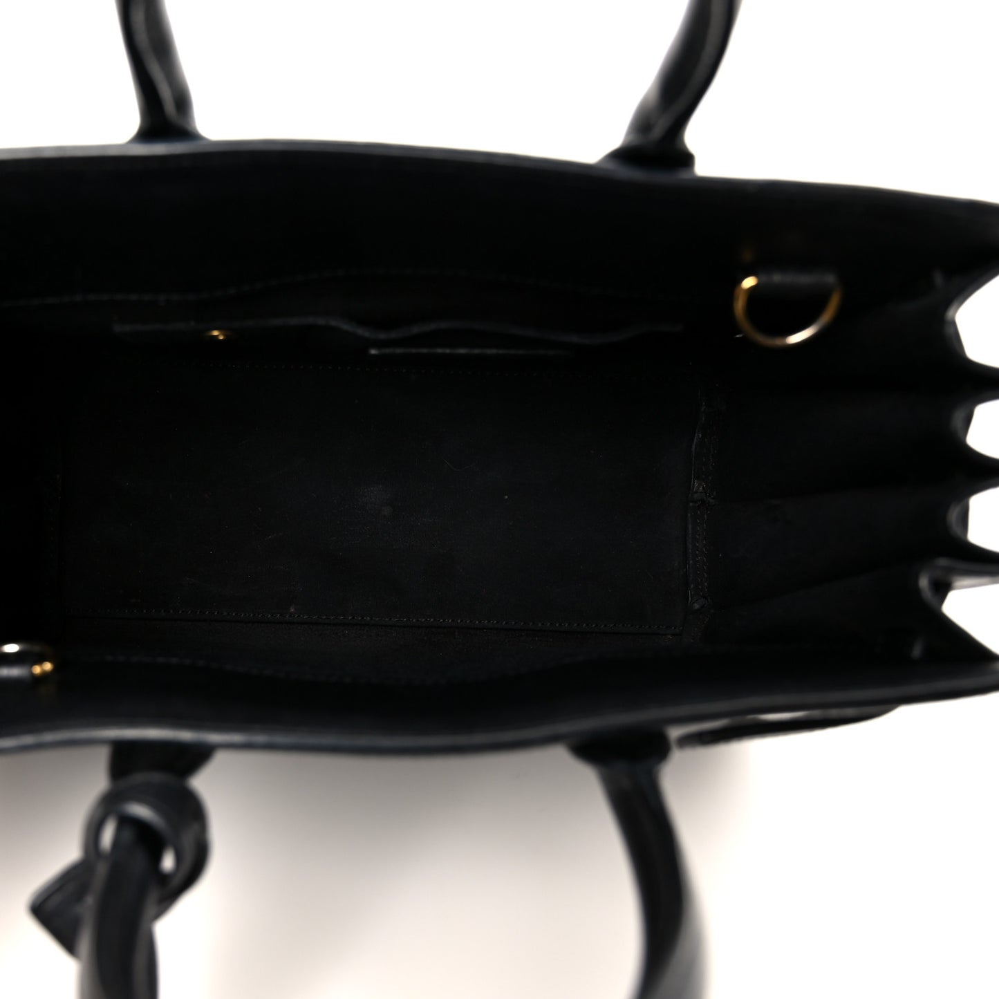 Calfskin Nano Sac De Jour Black