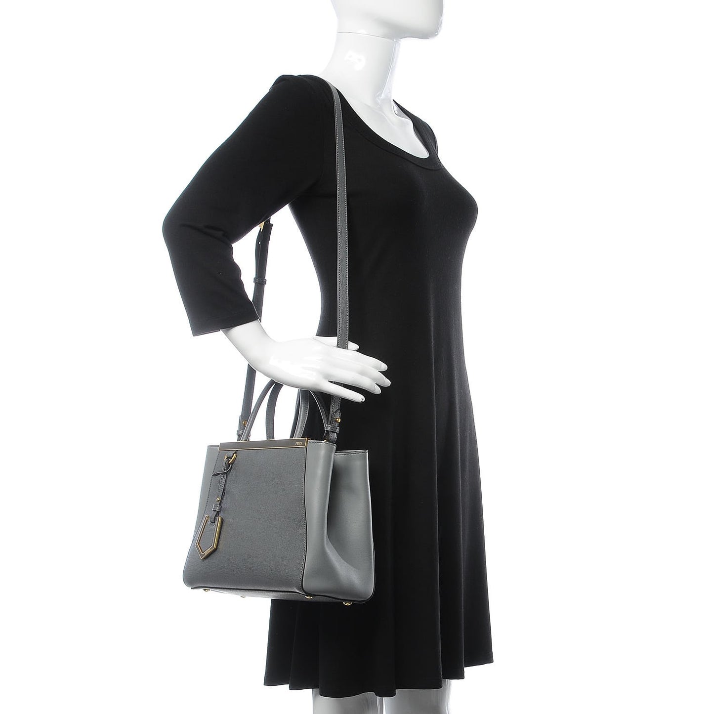 Vitello Elite Petite 2Jours Tote Grigio Grigio Chiaro