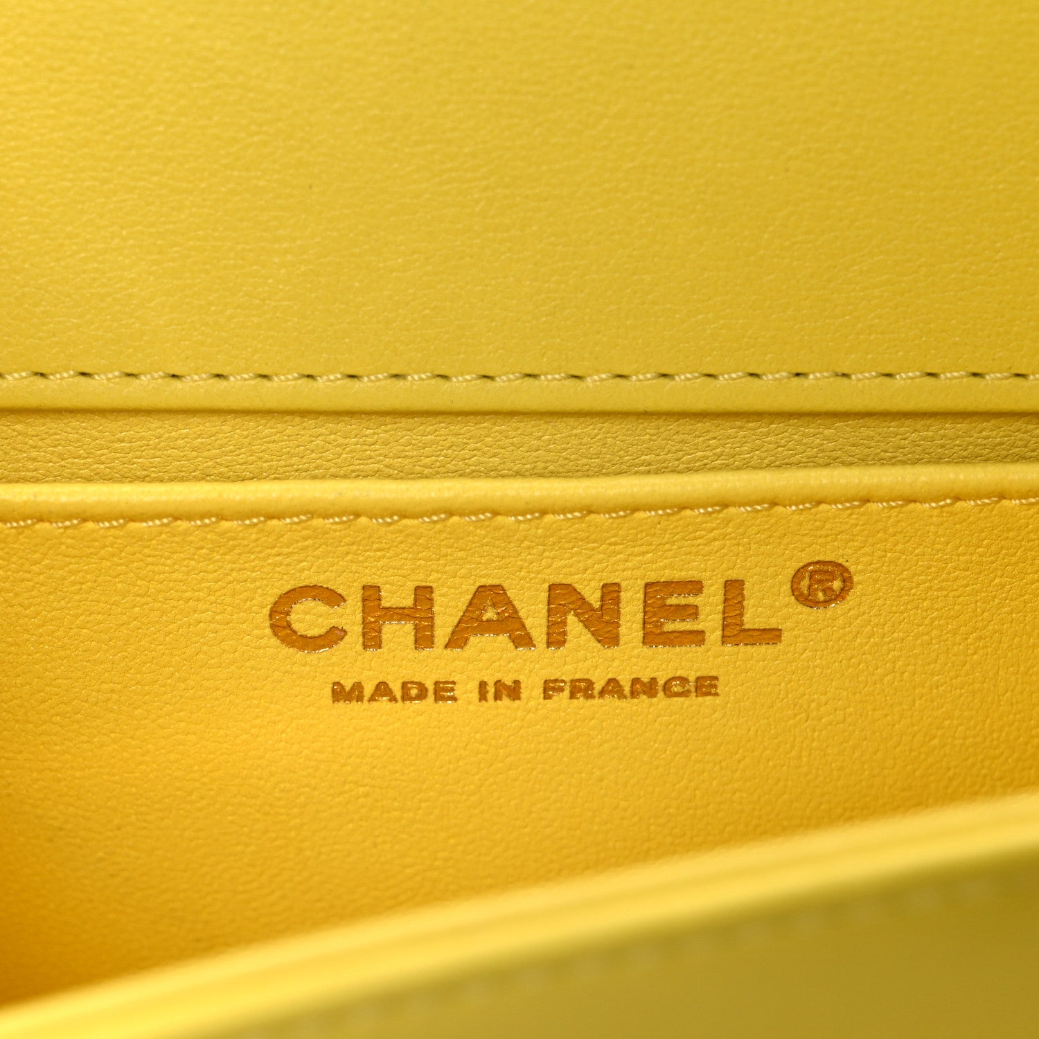 Chanel Lambskin Tweed Small Boy Flap Yellow 6 of 10
