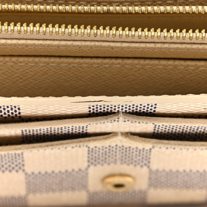Louis Vuitton Damier Azur Sarah Wallet NM 8 of 12