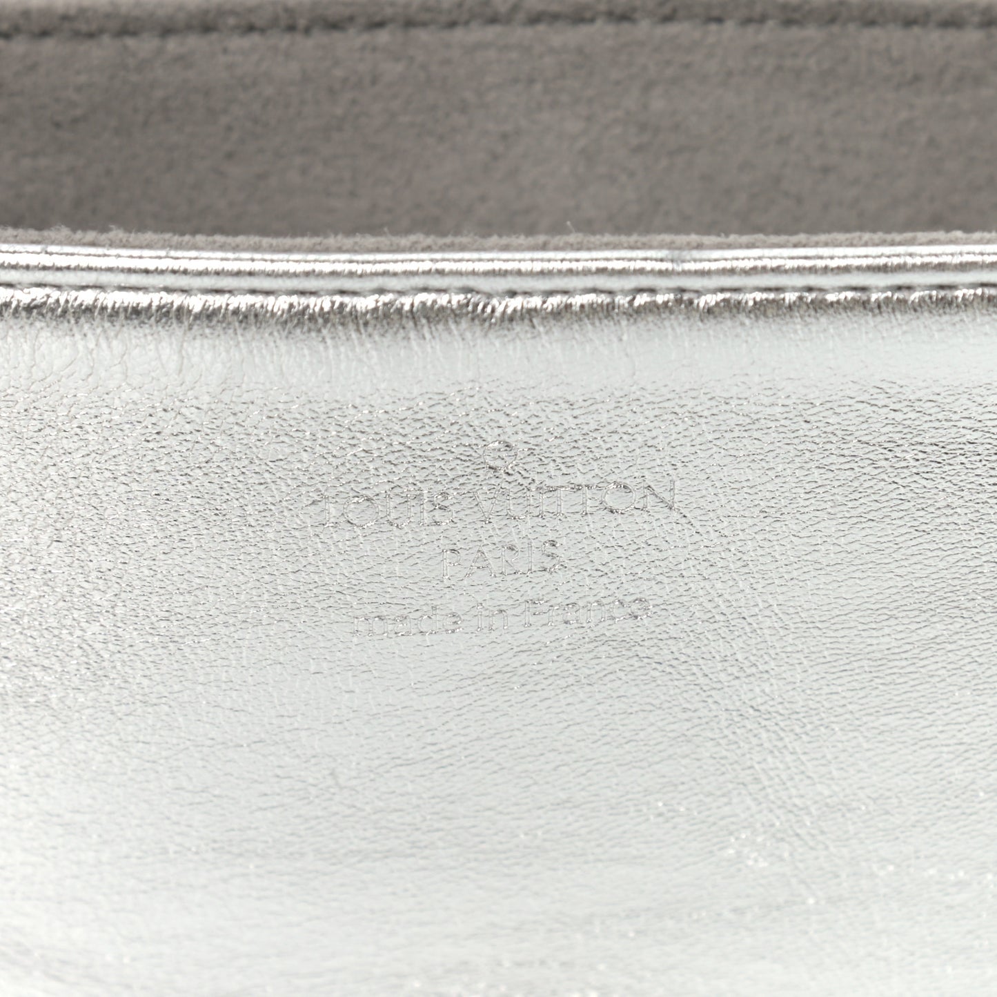 Satin Sequin Embroidered Monogram Coussin Belt Bag Silver