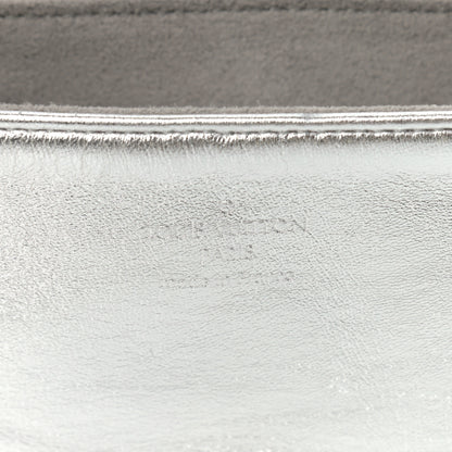 Louis Vuitton Satin Sequin Embroidered Monogram Coussin Belt Bag Silver 6 of 8