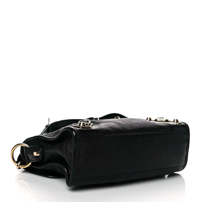 Balenciaga Chevre Gold Metallic Edge Hardware Mini City Black 3 of 8