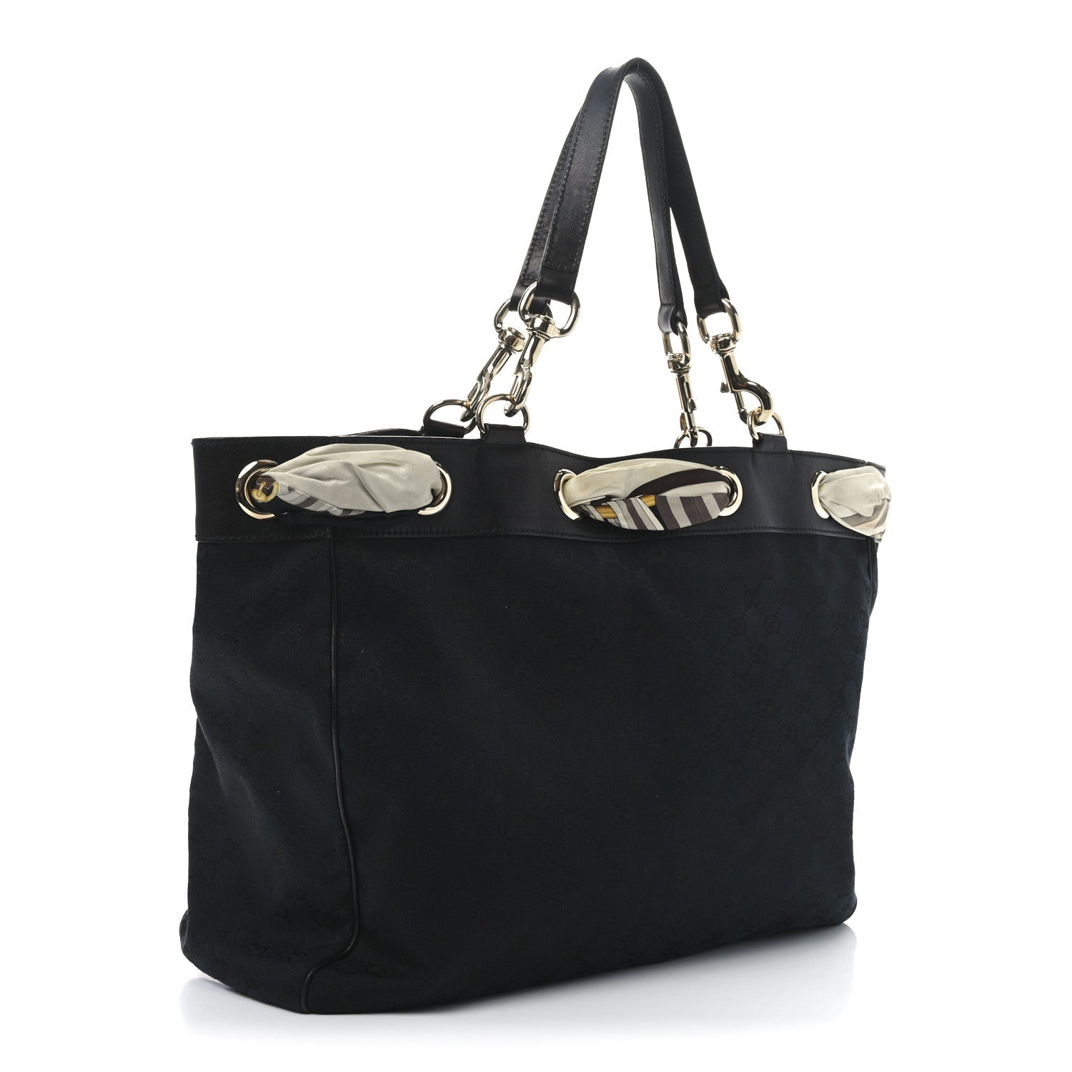 Gucci Monogram Large Positano Tote Black 3 of 10