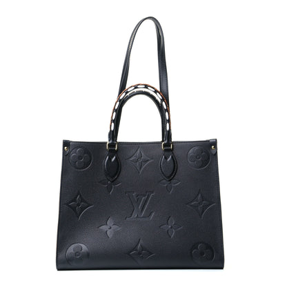 Louis Vuitton Empreinte Monogram Giant Wild At Heart Onthego MM Black 1 of 4