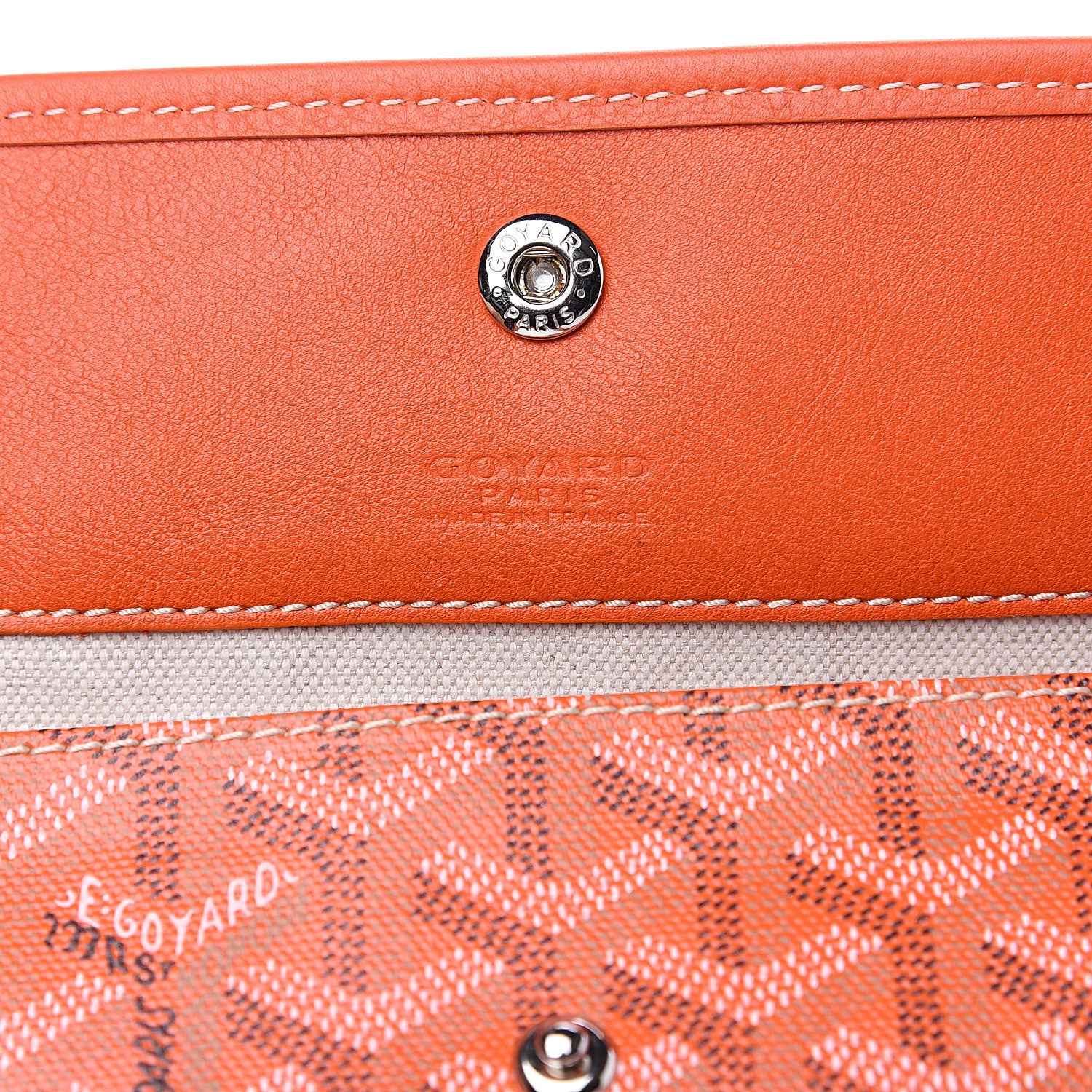 Goyard Goyardine Saint Louis GM Orange 5 of 15