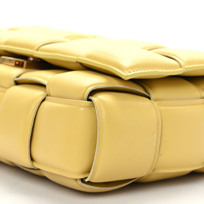 Bottega Veneta Lambskin Maxi Intreccio Padded Chain Cassette Crossbody Bag Corn 8 of 8