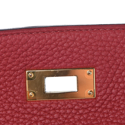 Hermes Togo Kelly Retourne 28 Rouge Grenat 22 of 37