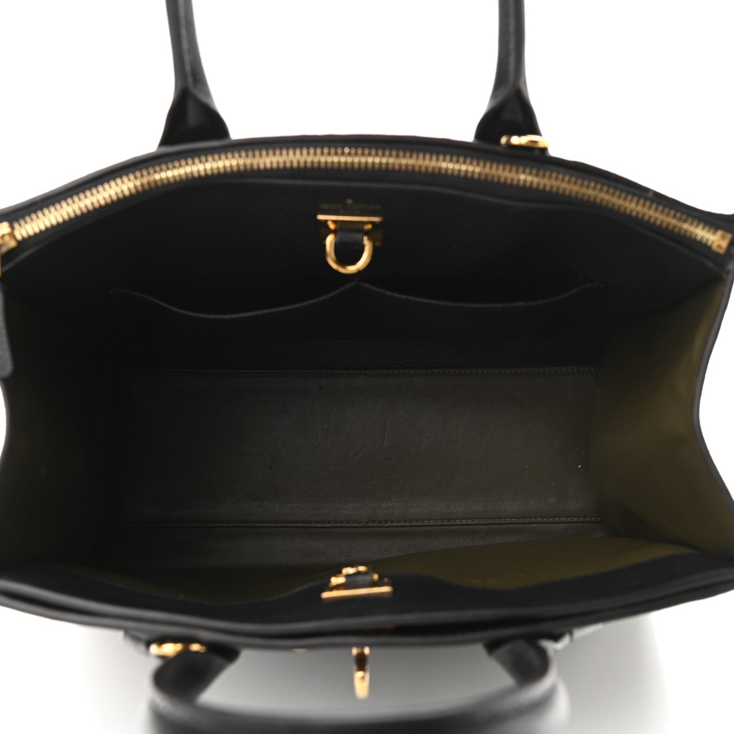 Louis Vuitton Taurillon City Steamer MM Kaki Black 6 of 15