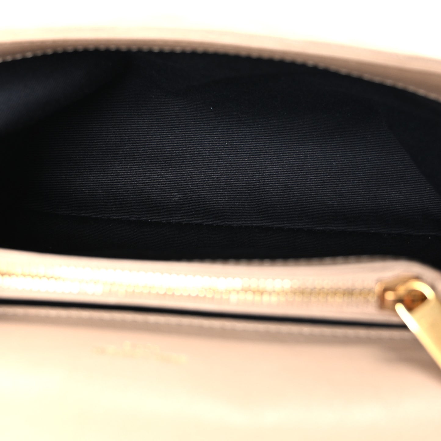 Sheepskin Matelasse Chevron Monogram Medium College Bag Dark Beige