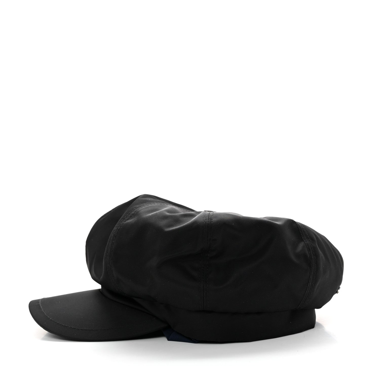 Re-Nylon Mens Newsboy Hat L Black