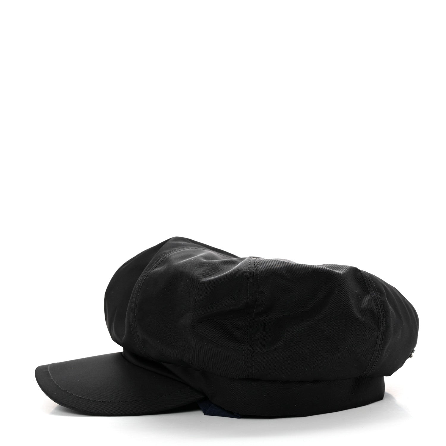 Prada Re-Nylon Mens Newsboy Hat L Black 4 of 8