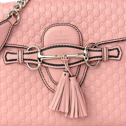 Gucci Microguccissima Medium Emily Chain Shoulder Bag Soft Pink 8 of 8