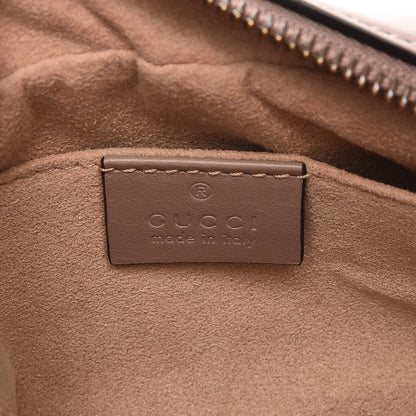 Gucci Calfskin Matelasse Mini GG Marmont Chain Shoulder Bag Nude 6 of 7