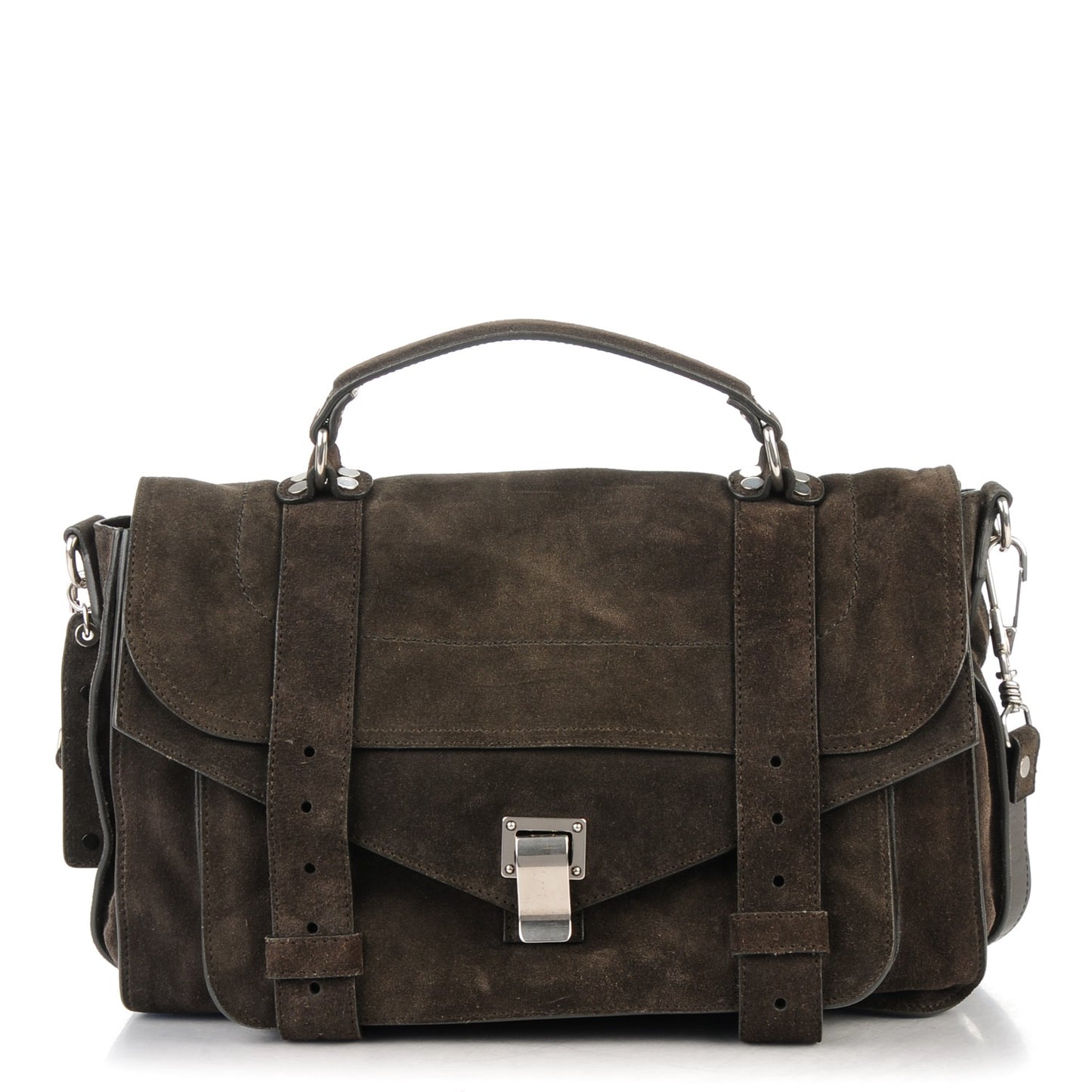 Suede Medium PS1 Satchel Pepe