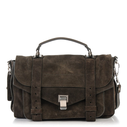 Proenza Schouler Suede Medium PS1 Satchel Pepe 1 of 7