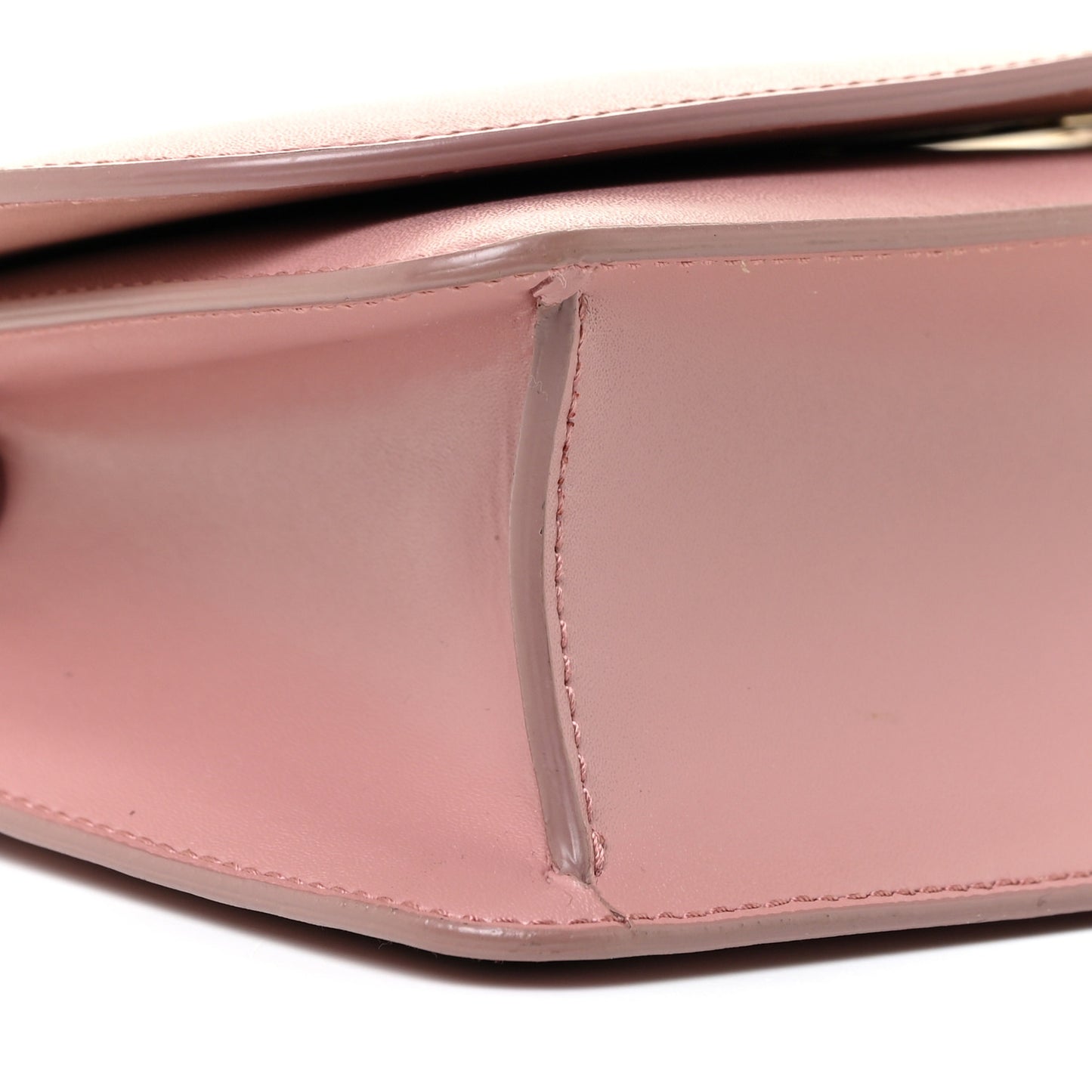 Calfskin Vela Crossbody Bag Antique Rose