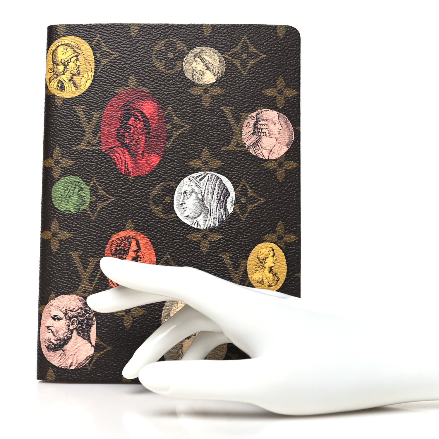 Louis Vuitton X FORNASETTI Monogram Cameo Clemence Notebook 2 of 7