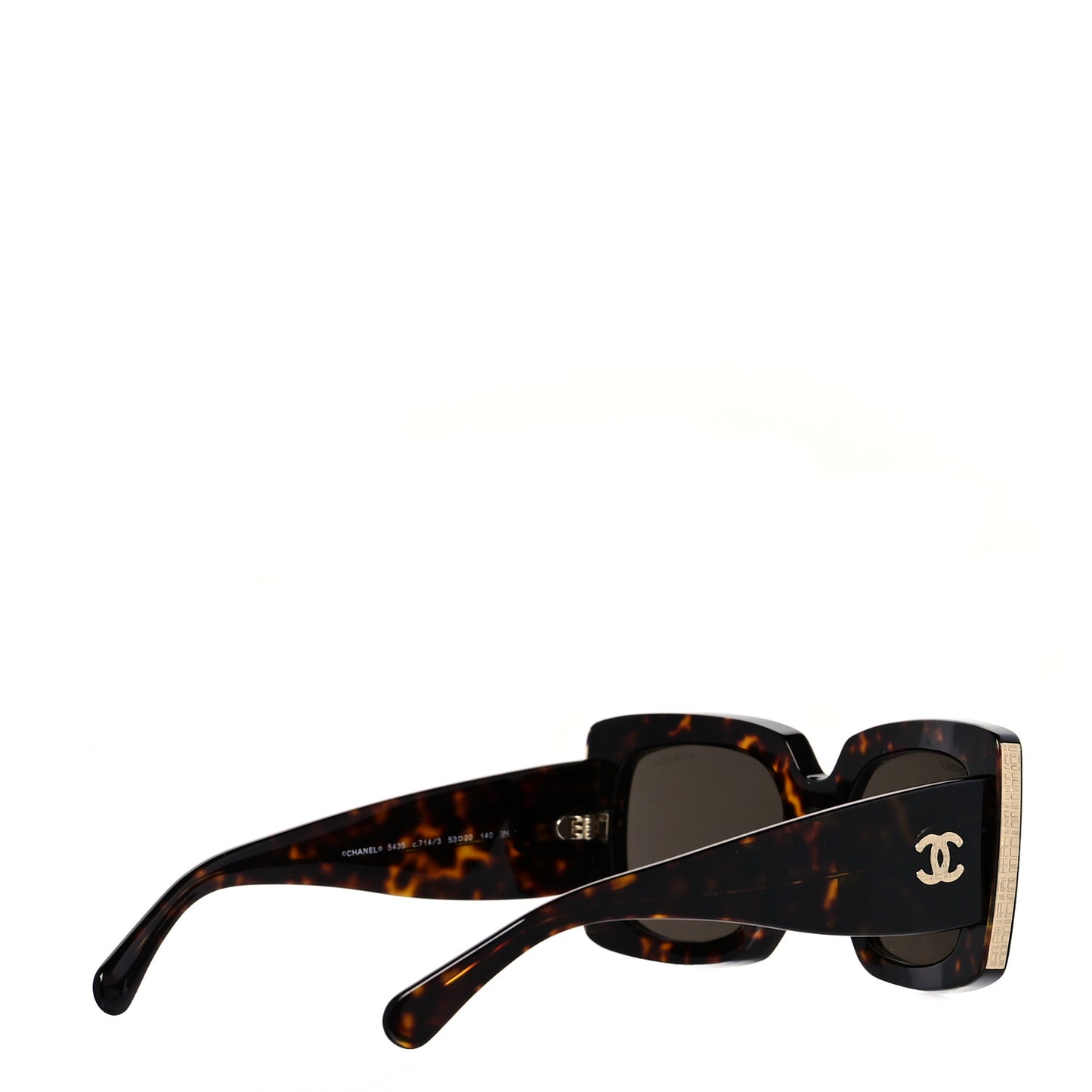 Acetate Rectangle Sunglasses 5435 Tortoise
