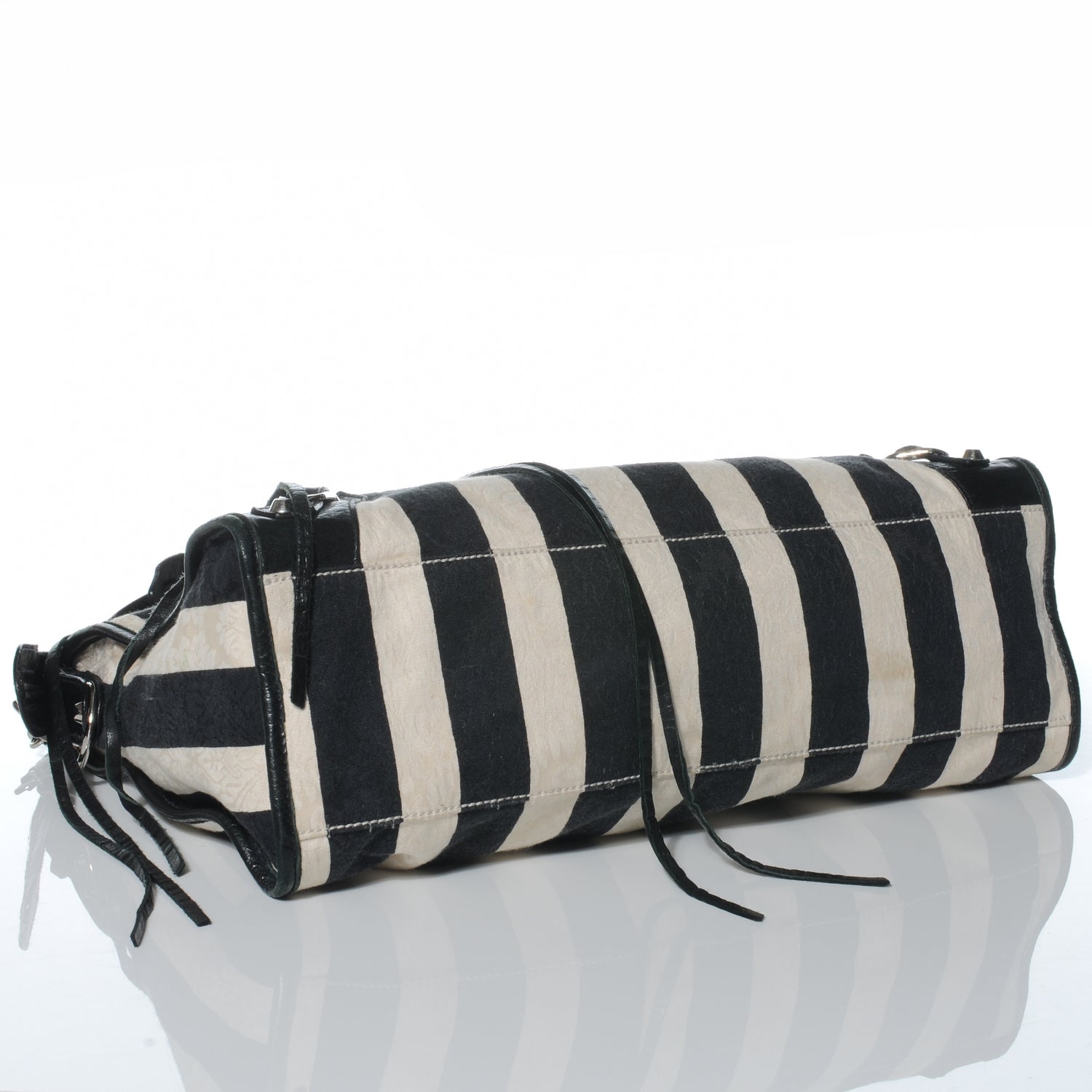 Balenciaga Chevre Damask Stripe City Black 4 of 7