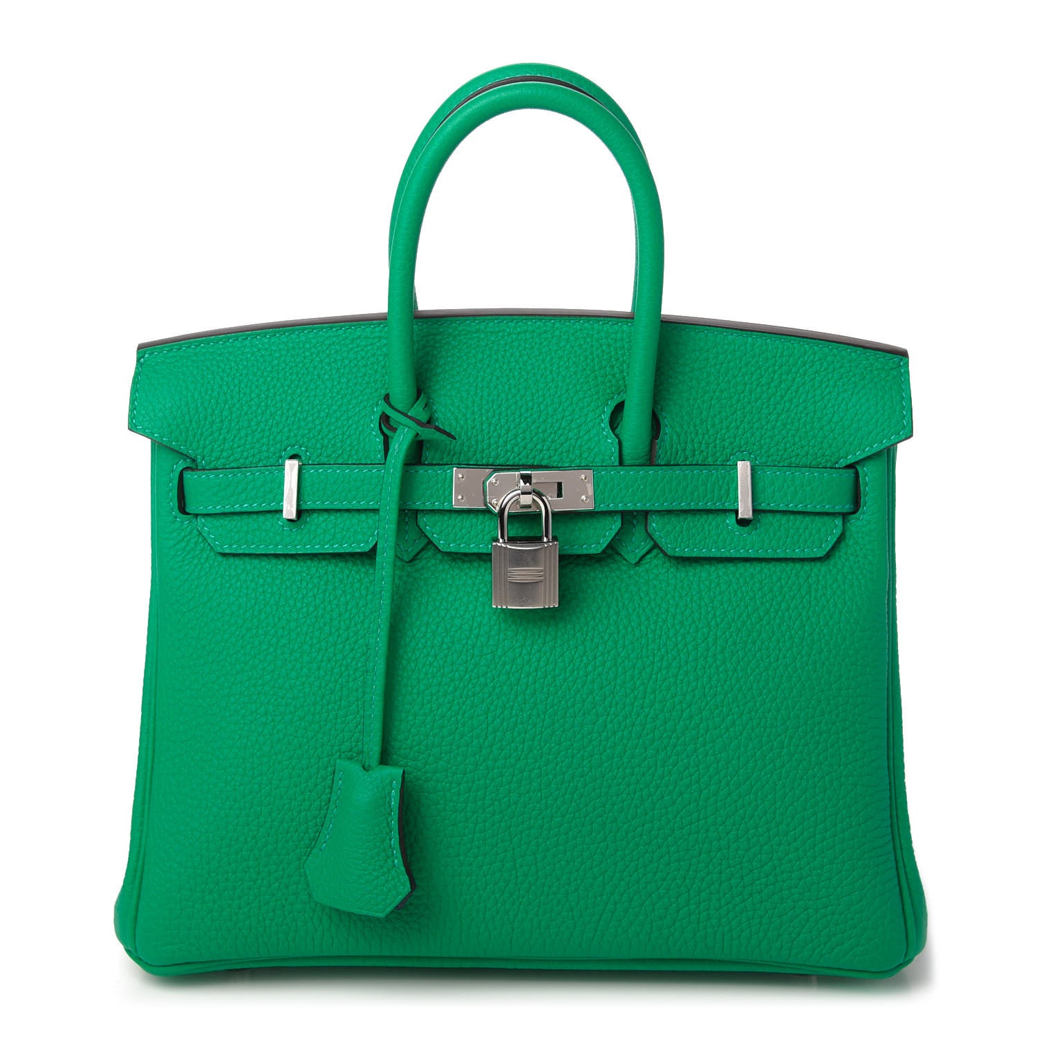 Hermes Togo Verso Birkin 25 Menthe Vert Bosphore 1 of 35