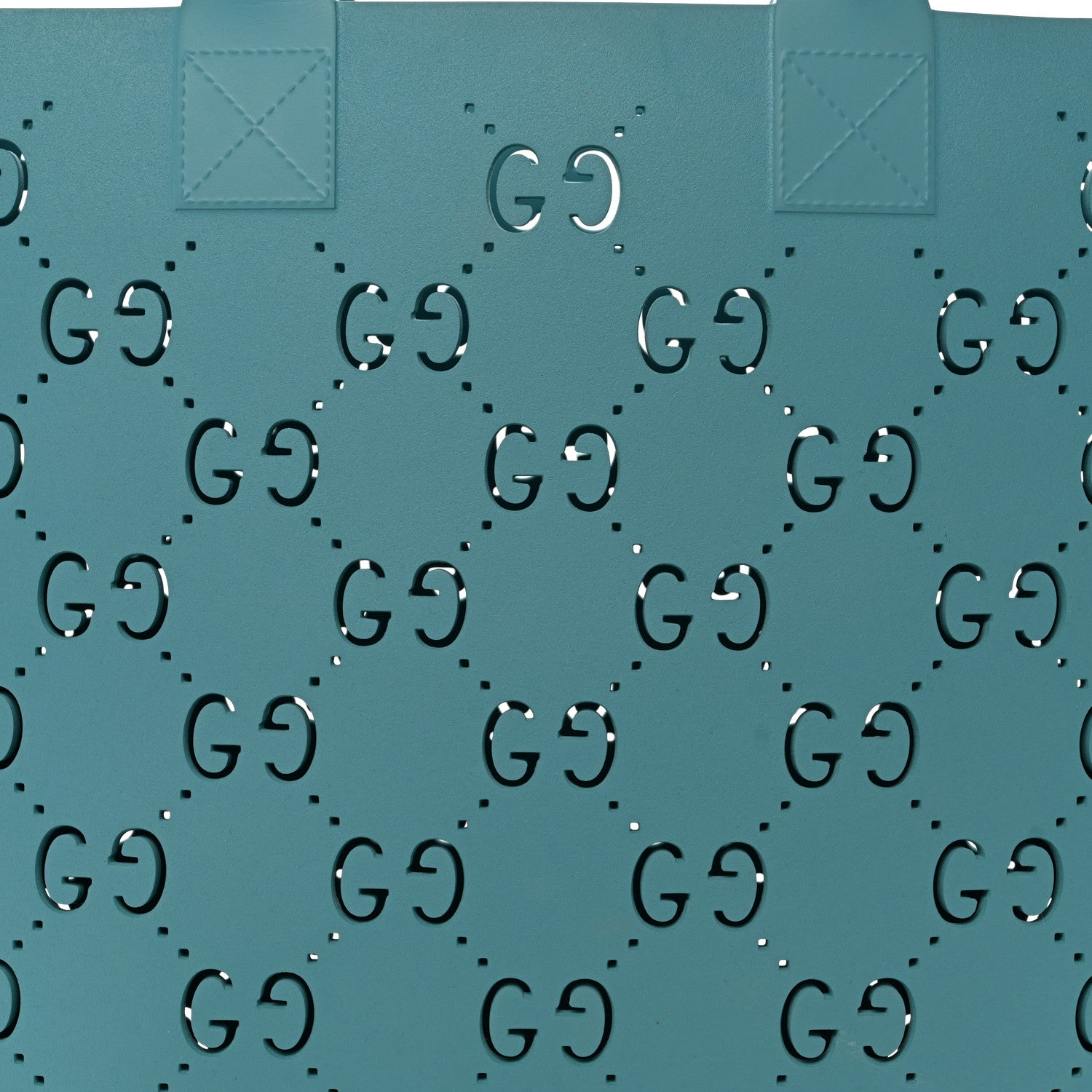 Gucci Rubber Kids GG Tote Dusty Azure 7 of 9