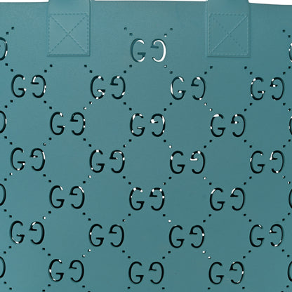 Gucci Rubber Kids GG Tote Dusty Azure 7 of 9