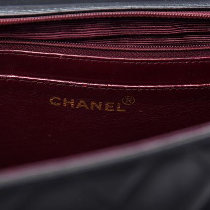 Chanel Lambskin Quilted XL Jumbo Single Flap Black 6 of 11