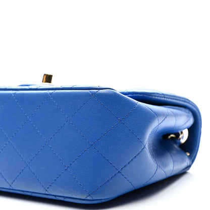 Chanel Lambskin Quilted Mini Square Flap Royal Blue 10 of 12