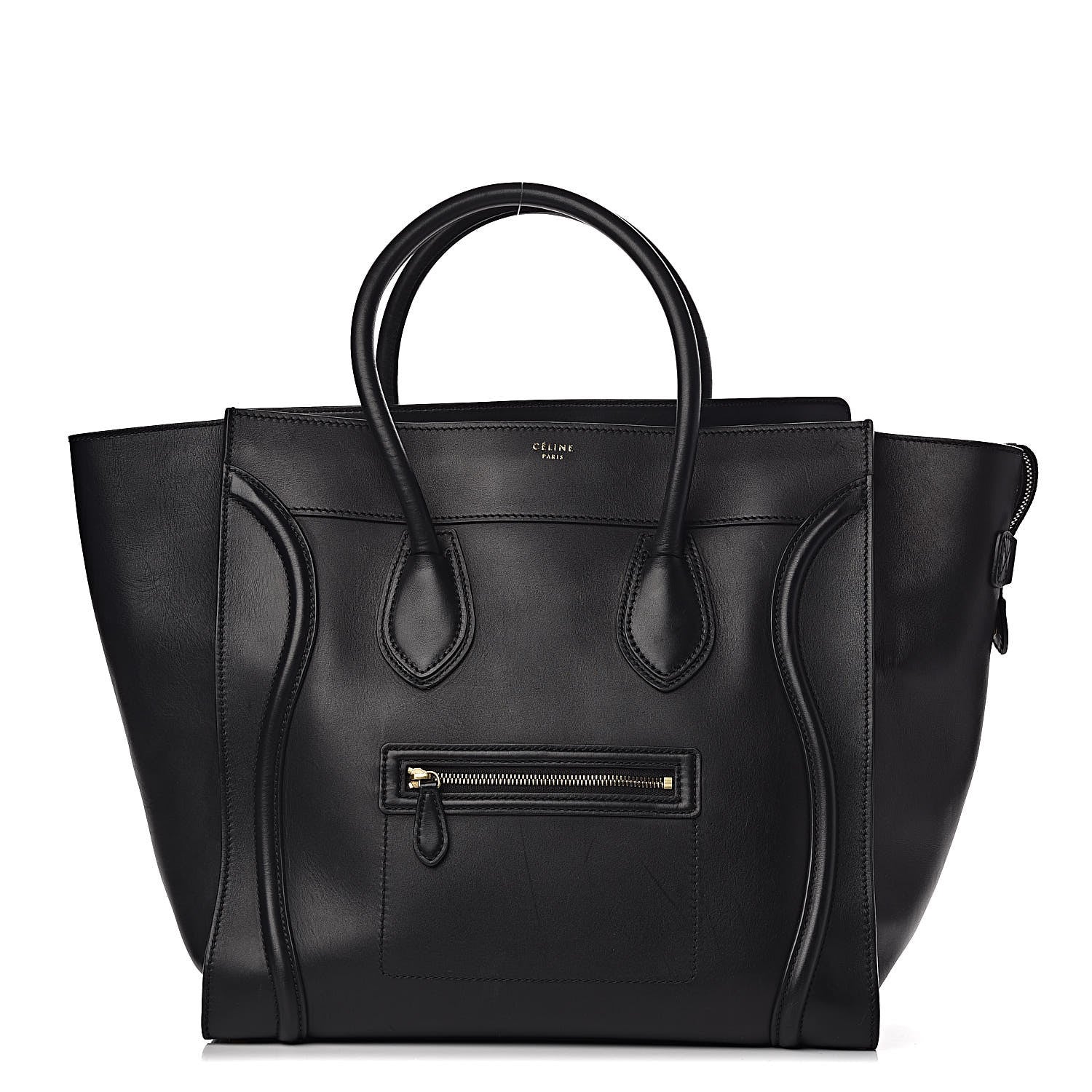 Celine Smooth Calfskin Large Luggage Black 1 of 15
