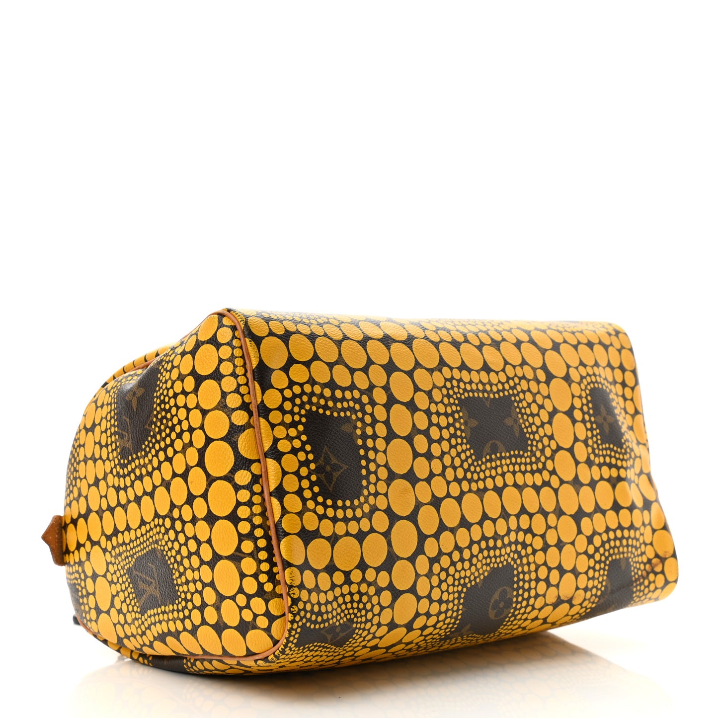 Monogram Kusama Town Speedy 30 Yellow