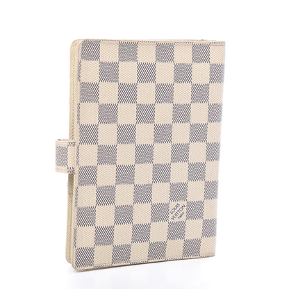 Louis Vuitton Damier Azur Medium Ring Agenda Cover 2 of 7