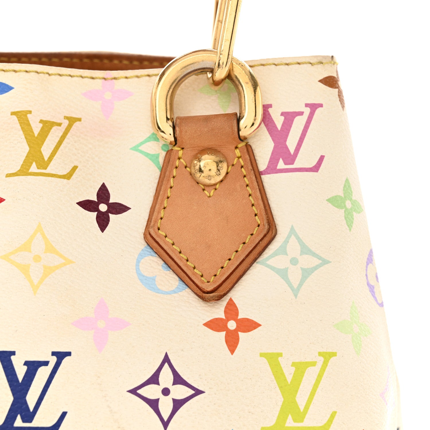 Louis Vuitton Monogram Multicolor Audra White 14 of 16
