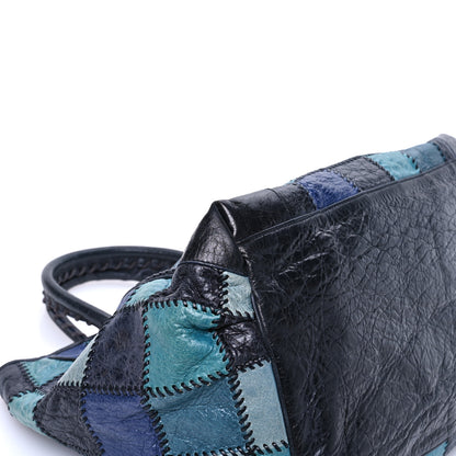 Balenciaga Patchwork Large Sunday Tote Bleu Multicolor 12 of 15
