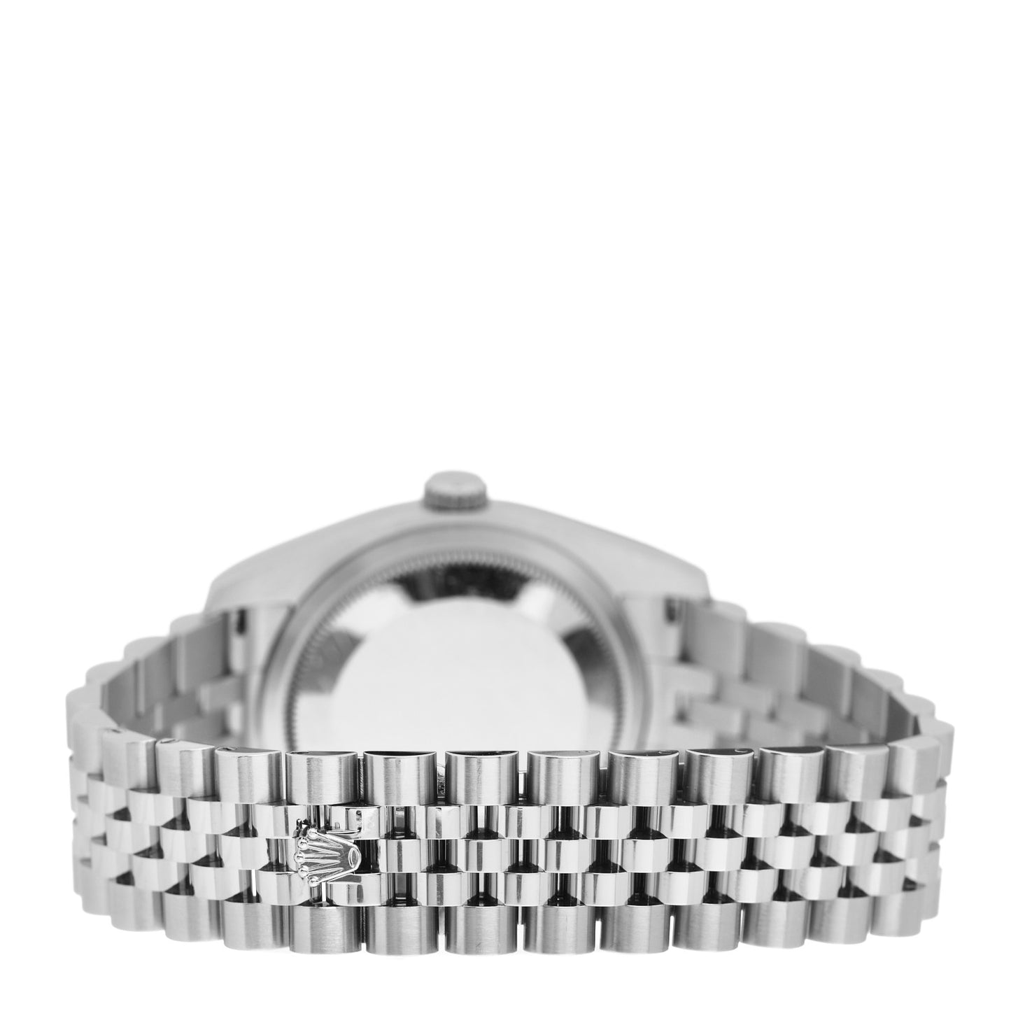Stainless Steel 18K White Gold Diamond 36mm Oyster Perpetual Datejust Watch Black 116234